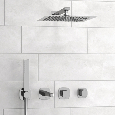 A8651.313.314.090.118.326.087.103 Встраиваемый комплект для ванны с верхней душевой насадкой, лейкой