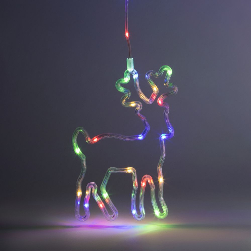 Светодиодная новогодняя гирлянда ЭРА ЕGNIG - NY занавес Новый Год 2,4*1,1 м 8 режимов мультиколор 171 LED