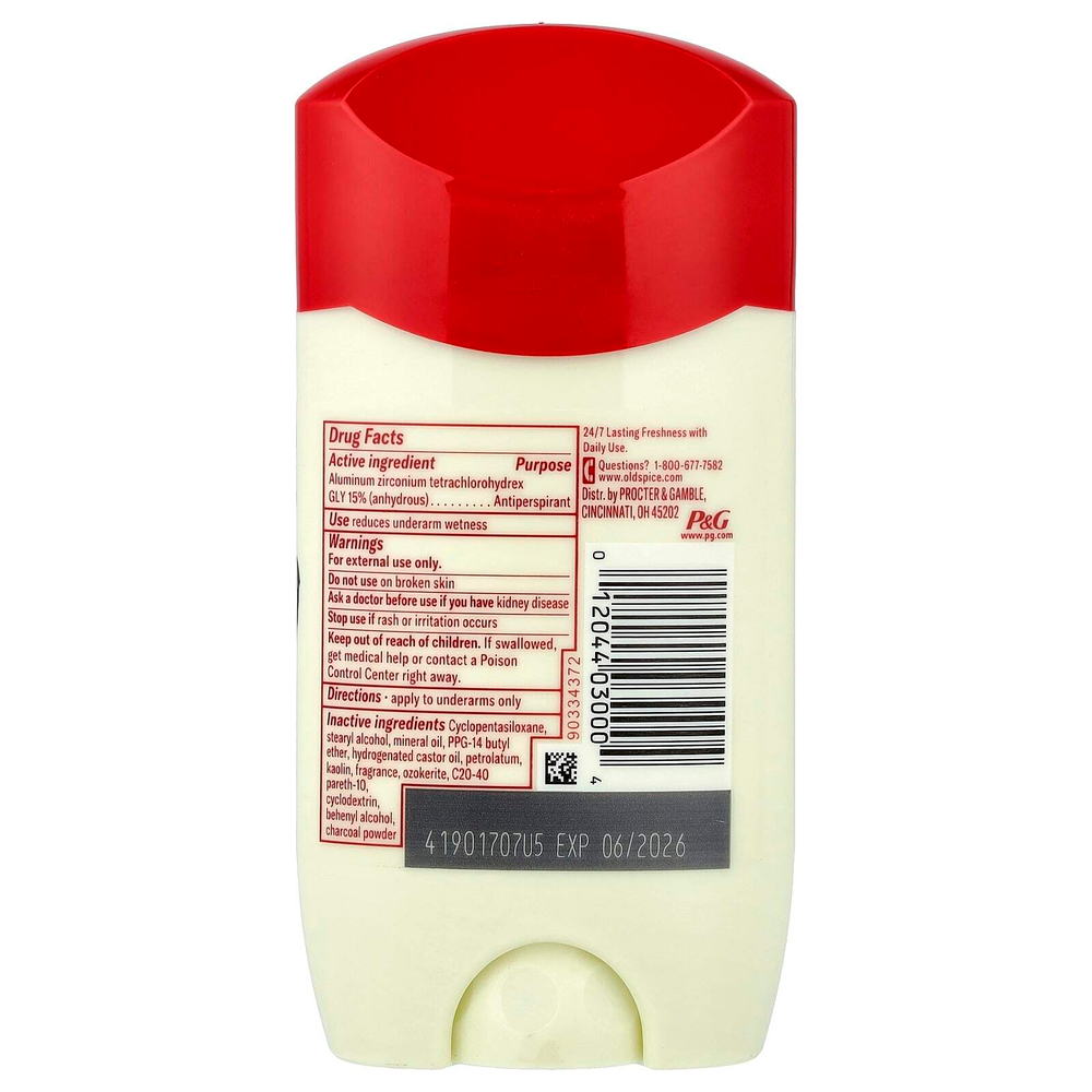 Old Spice, Антиперспирант и дезодорант, Volcano с древесным углем, 73 г (2,6 унции)