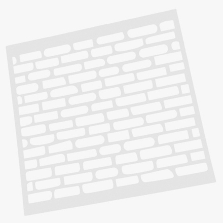 Трафарет "Кирпичная стена" 15*15 см