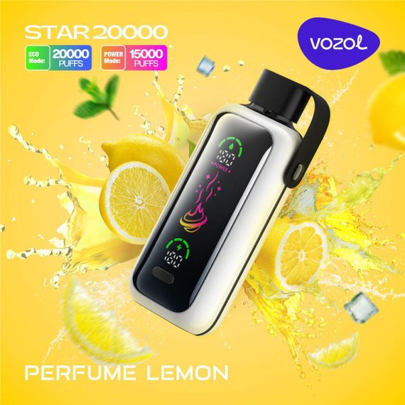 Vozol STAR 20000 - Perfume Lemon (5% nic)
