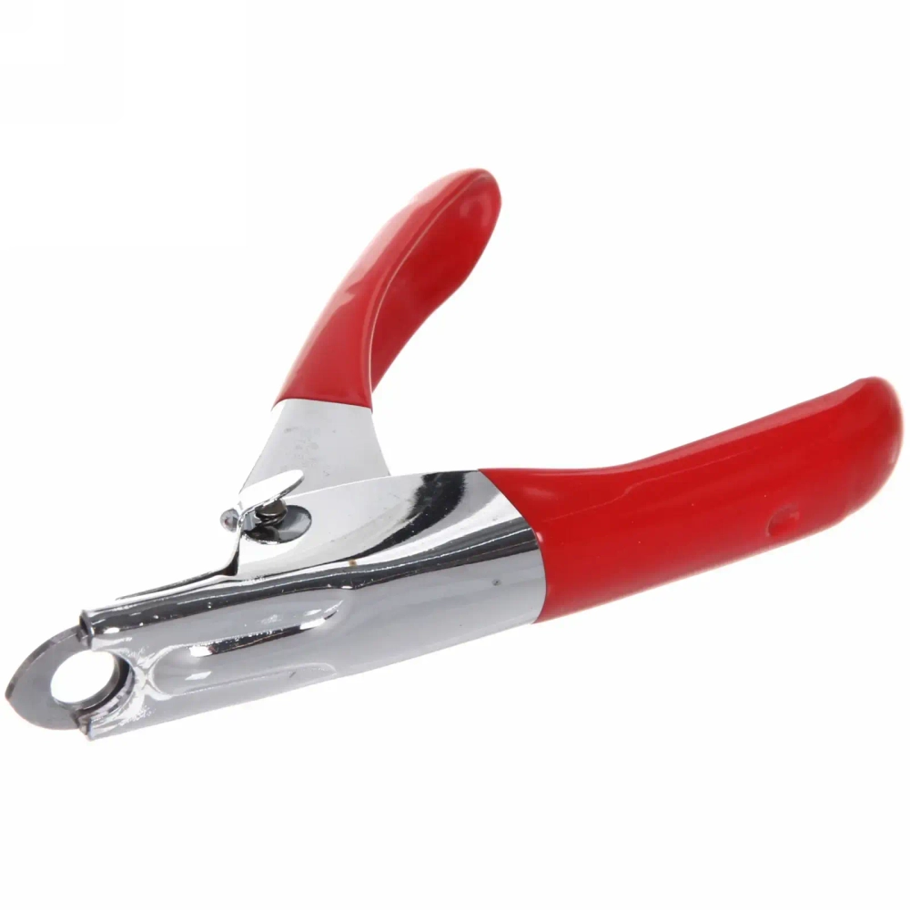 Когтерез для животных «ЗООУЛЬТРА», механизм гильотина, цвет красный, 12см