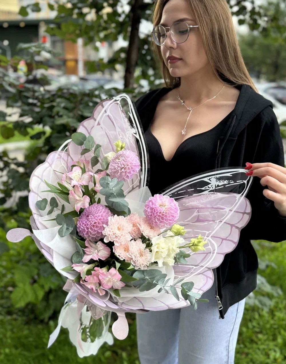 Букет цветов Бабочка №1