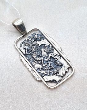 Подвес мужской: Георгий Победоносец.