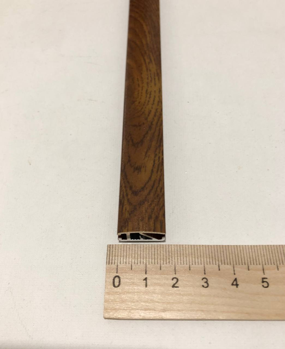 Нижний утяжелитель-отвес стальной, цвет орех