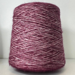 COCKER - Pecci Filati; 22% альпака superfine, 14% меринос 64% хлопок organic; 200м/100гр. col. 380, цвет: бордовый пух на белом шнурке; S711; MP