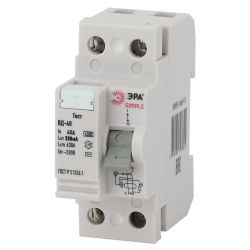 УЗО ЭРА SIMPLE SIMPLE-mod-51 ВД-40 2P 40А/300мА | УЗО