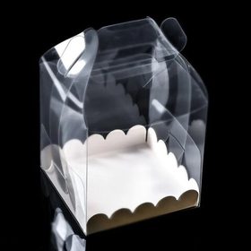 Коробка сундучок для бенто - торта 11×11×11 см