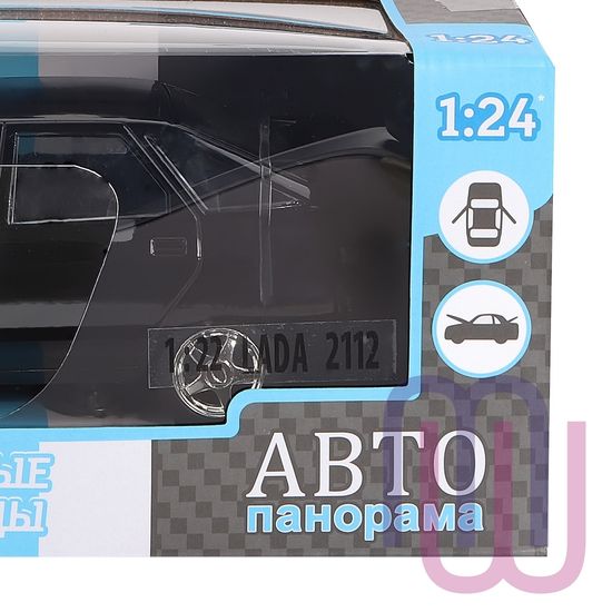 МОДЕЛЬ МАШИНЫ 1/22 ВАЗ 2112 ЧЕРНЫЙ