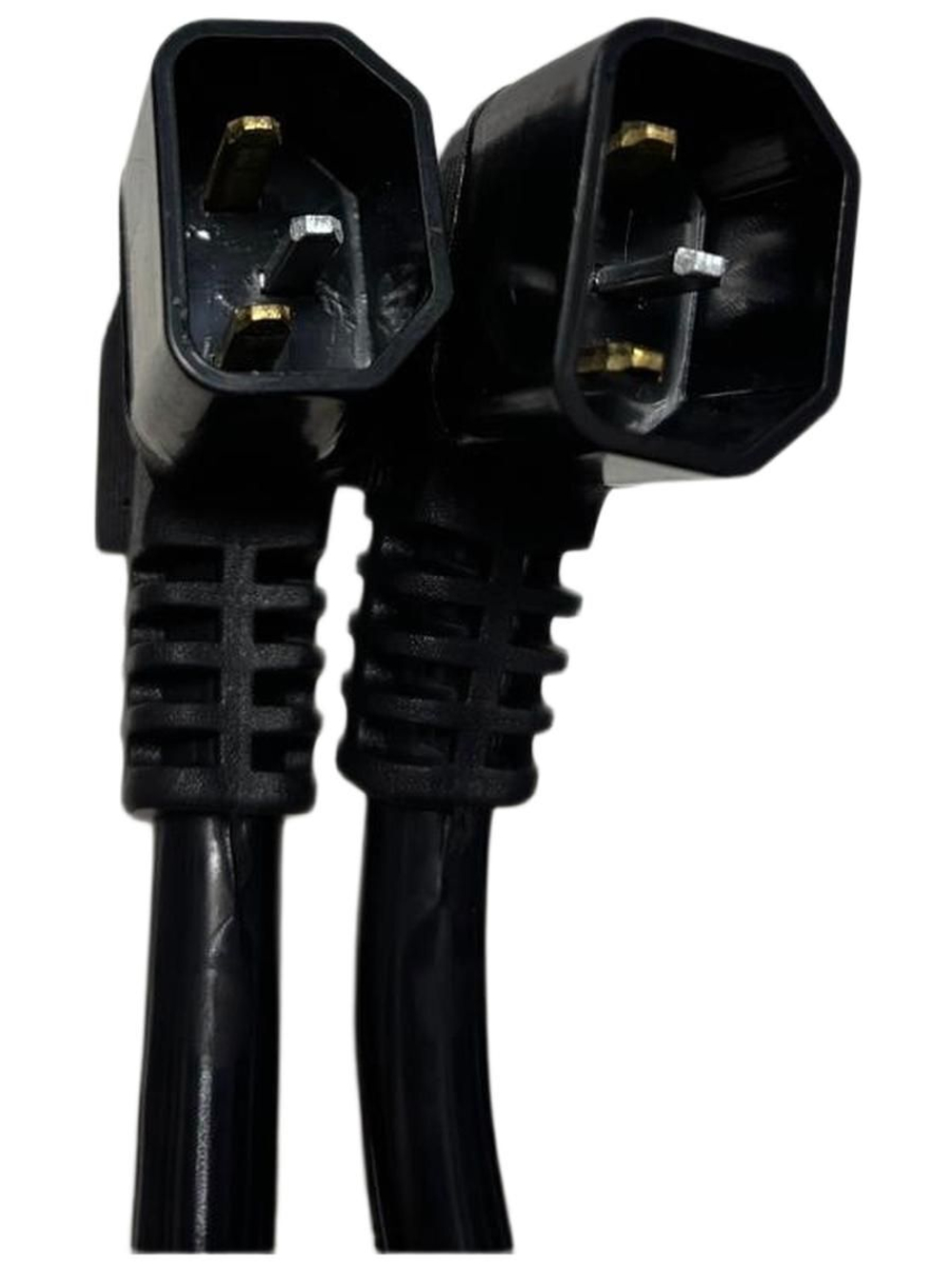 Провод кабель удлинитель 30 см С13 папа-папа для электровелосипеда