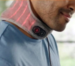 Массажер для шеи Calming Heat Neck Wrap, 3 режима, подогрев, цвет серый