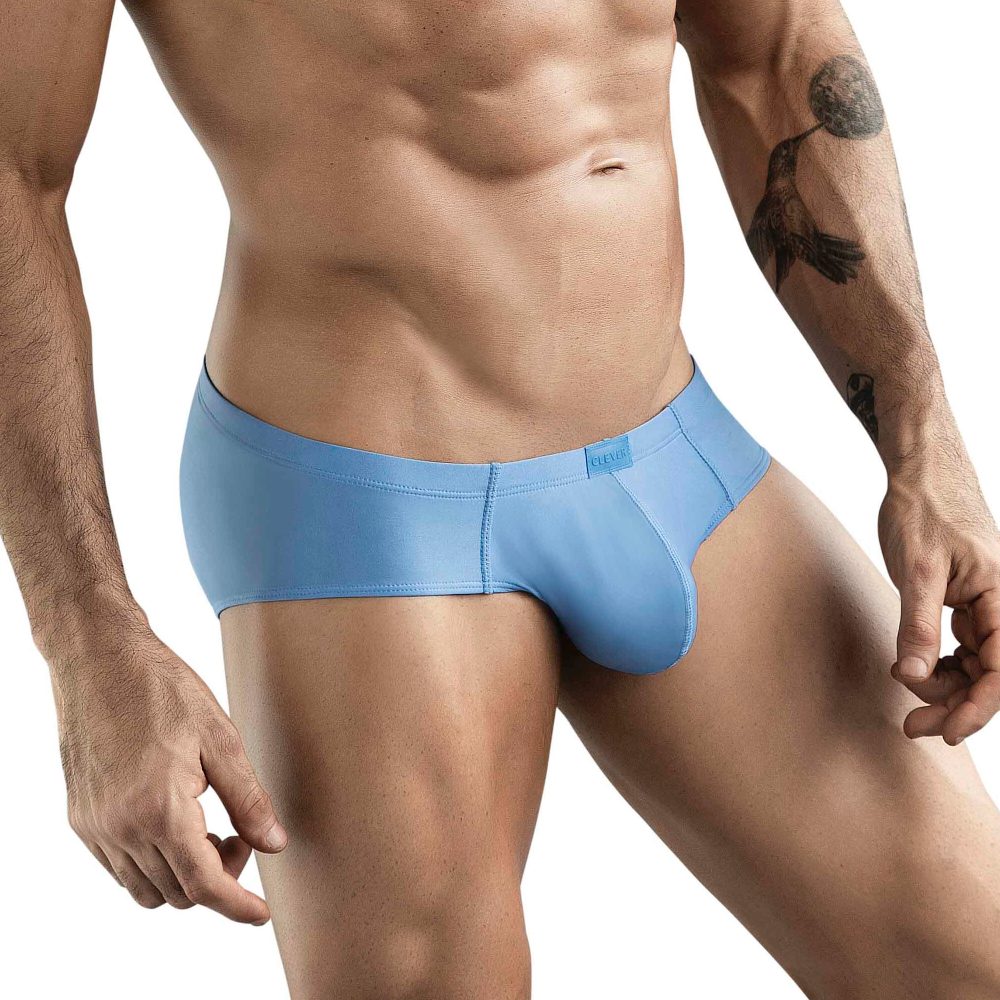Мужские трусы брифы голубые Clever MAYA BRIEF 178107