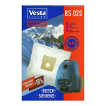 Мешок для пылесоса Vesta filter, BS 02 S, синтетический, 4 шт, + 2 фильтра