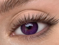 Оттеночные цветные линзы для Светлых глаз Marquise solo violet (фиолетовый) для дальнозоркости и близорукости