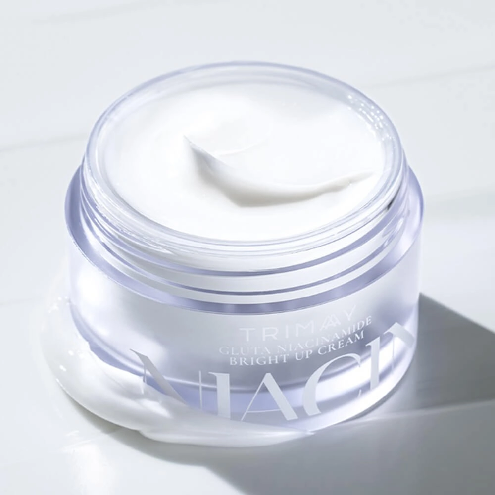 Осветляющий крем на основе рисовых отрубей с ниацинамидом Trimay Gluta Niacinamide Bright Up Cream,