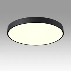 7758/70L MITRA LED SN 098 Светильник металл/акрил/черный LED 60Вт+10Вт(подсветка) 4000K D600 IP20 QUASAR