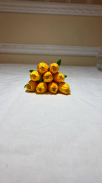 Искусственные цветы, желтые подсолнухи / Высота 44 см. 9 стебелей 9 бутонов/