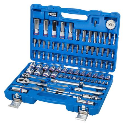 Цена на KING TONY (7596MR) Набор инструментов универсальный, 96 предметов