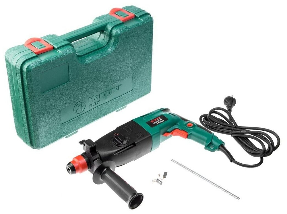 Перфоратор Hammer PRT800A 800 Вт SDS+ 26мм 0-1245об/мин 2.6Дж 3 режима коробка