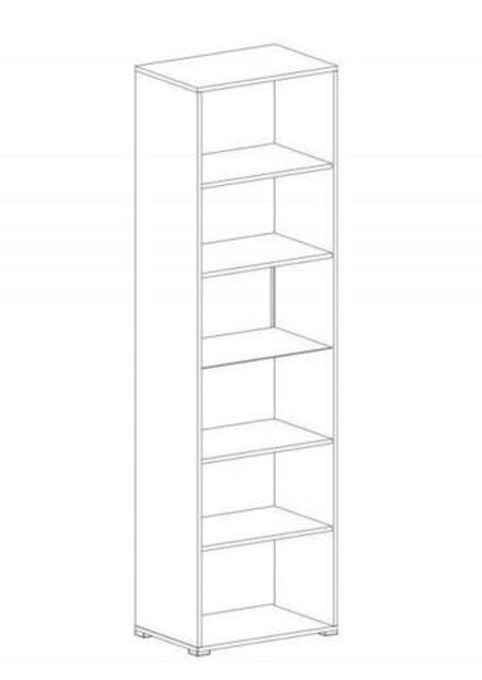 Ницца (МебельГрад) Шкаф-витрина однодверная