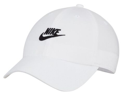 Теннисная кепка Nike Club Unstructured Futura Wash Cap - White