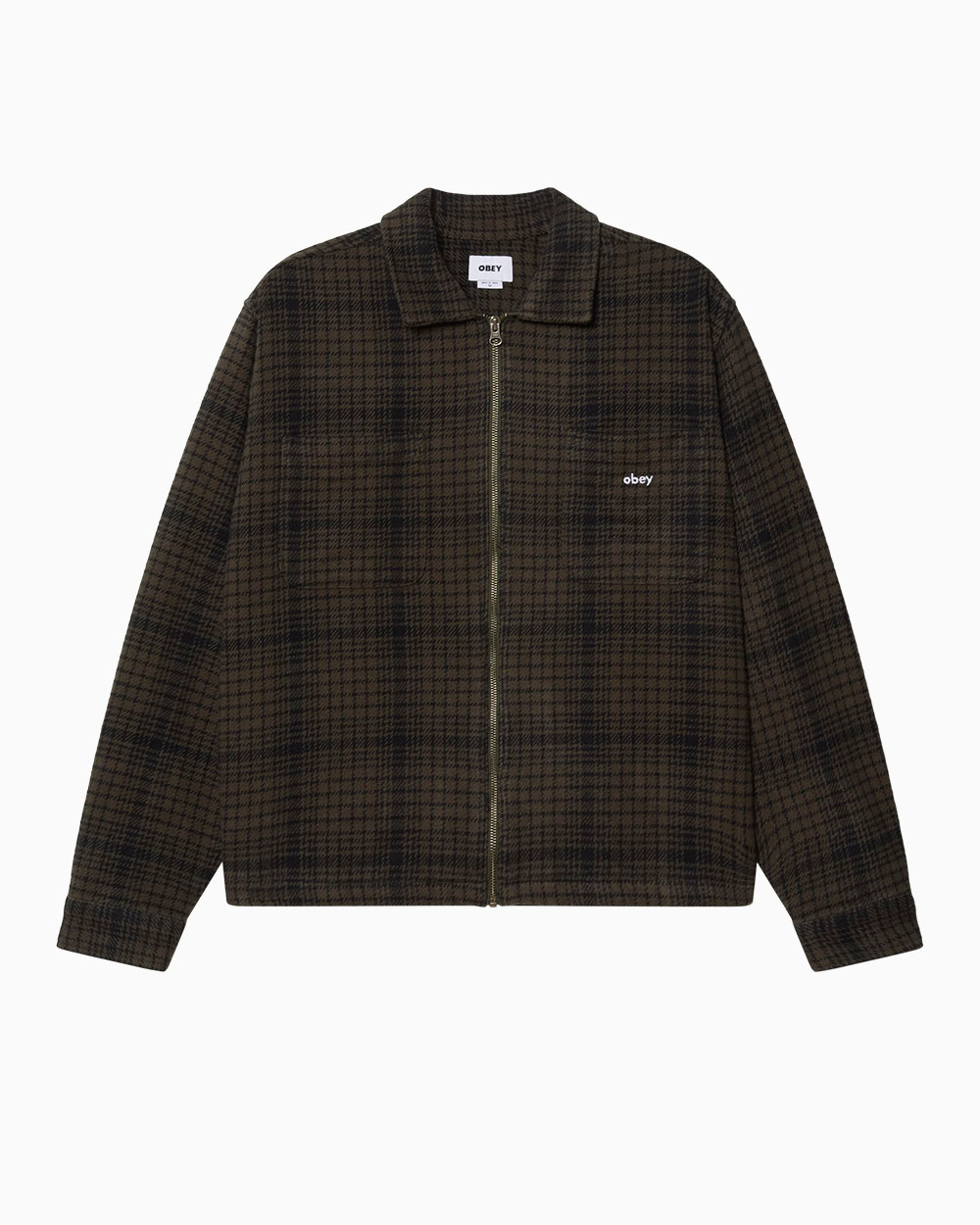 Овершот Obey Parker Zip Shirt Jacket