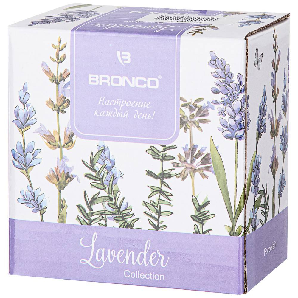 Набор розеток 2шт 9,5*4см "Лаванда" Bronco