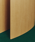 Письменный стол из дубового шпона Litto, 140 x 60 см