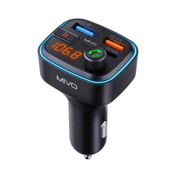 Авто FM трансмиттер MIVO MF-07 Bluetooth/QC3.0/SIRI
