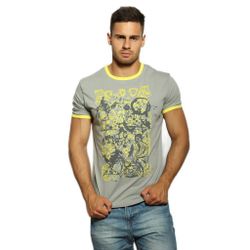 Мужская футболка Scandaloso серая с принтом 0306123m-EP