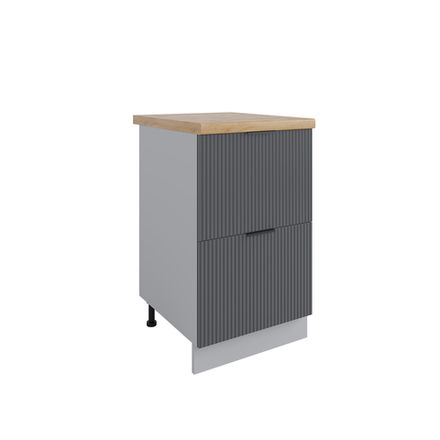 Кухня Модуль СК2 500 Фенис 3Д Графит