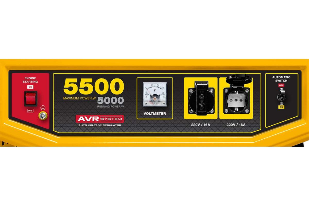 Бензиновый генератор STEHER 5500 Вт GS-6500