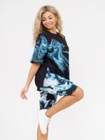 910 Костюм "черный/голубой" SveTekst (Акция)