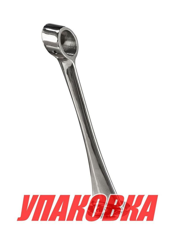 Стойка поручня проходная под трубу 7/8 (22 мм), продольная, высота 152 мм (упаковка из 25 шт.)