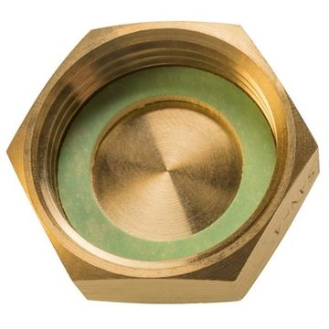 Заглушка с уплотнением Sanha PURAFIT 3/4" ВР бронзовая, серия 3302 (1330234)