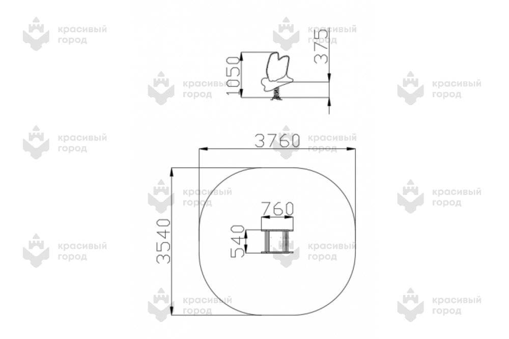 Качалка Стрекоза