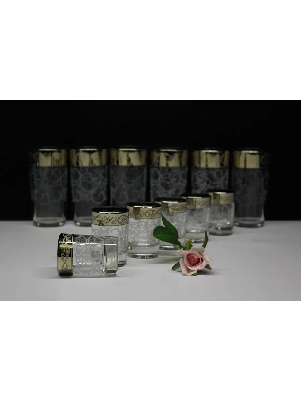 Набор 12 предметов стакан и стопка