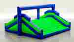 Надувное препятствие (модуль) для полосы препятствий «Плацдрам», 6×4×3 м