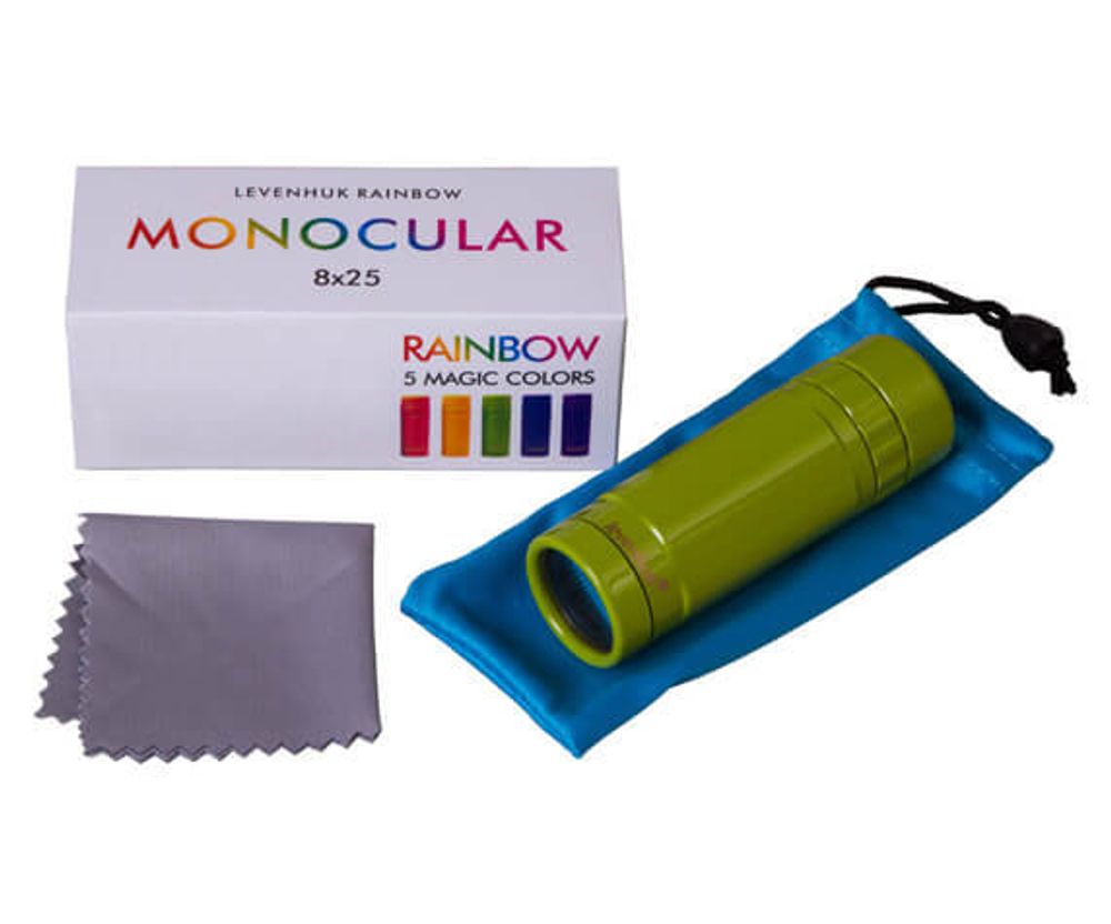 Монокуляр Levenhuk Rainbow 8x25 Lime - фото 7