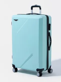 Чемодан большой 28", кодовый замок, цвет бирюзовый
