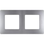 Рамка 2 поста алюминий ETIKA Legrand