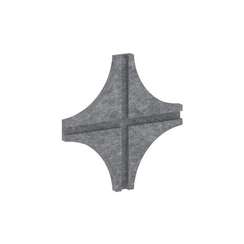 AcustiX Соединитель для войлочных экранов Х-образный VE.SVE-X Морская Галька 200*200*12