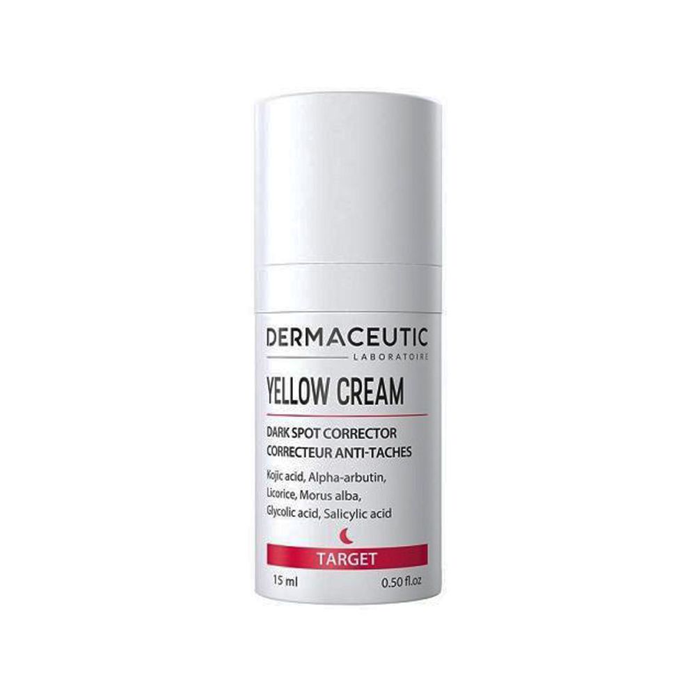 Ночной отбеливающий крем для локального нанесения Dermaceutic Yellow Cream 15мл