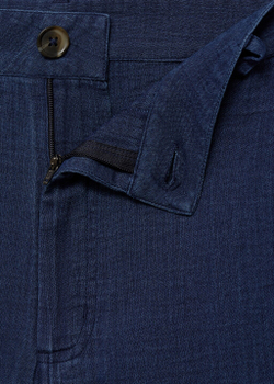 Струящиеся джинсовые брюки с высокой талией