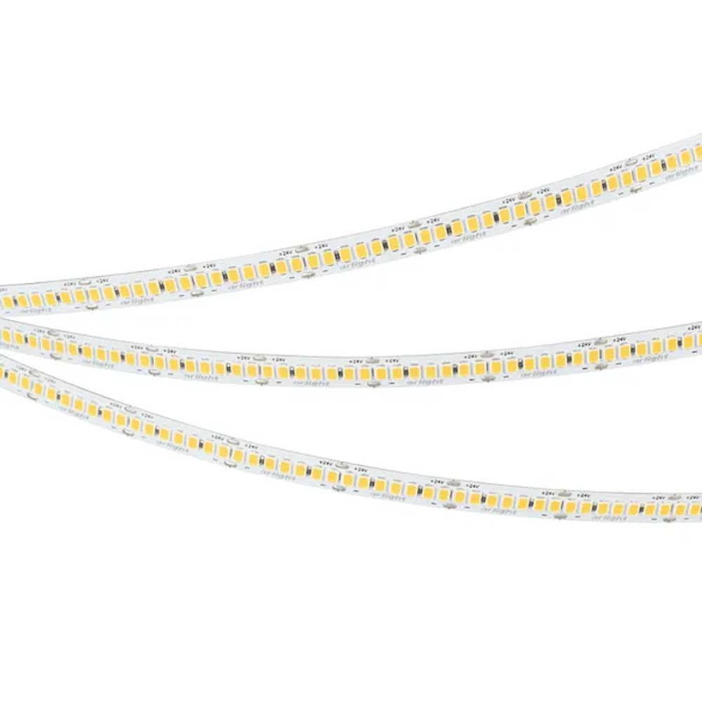 Светодиодная лента RT-A280-8mm 24V Warm2700 (10 W/m, IP20, 5m) (Arlight, -) 045565