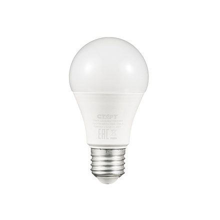 Лампа светодиодная LED Старт ECO Груша, E27, 15 Вт, 2700 K, теплый свет