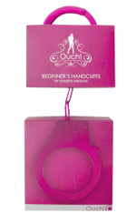 Розовые наручники OUCH! Pink (Цвет: розовый)