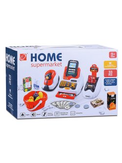 Игровой набор "Касса" (с набором продуктов) 668-119