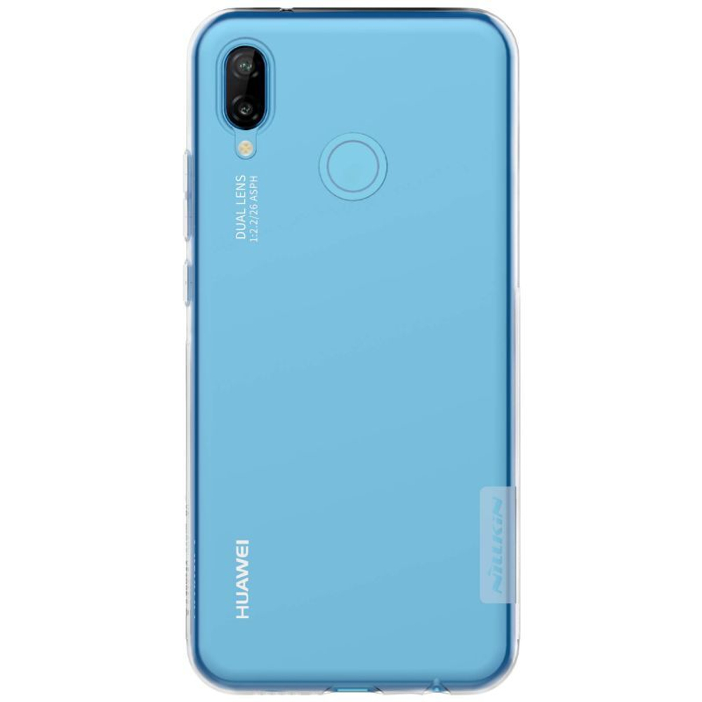 Прозрачный силиконовый чехол Nillkin Nature для Huawei P20 Lite