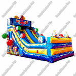 Надувной батут-горка "Подарок" 10*5*7 м